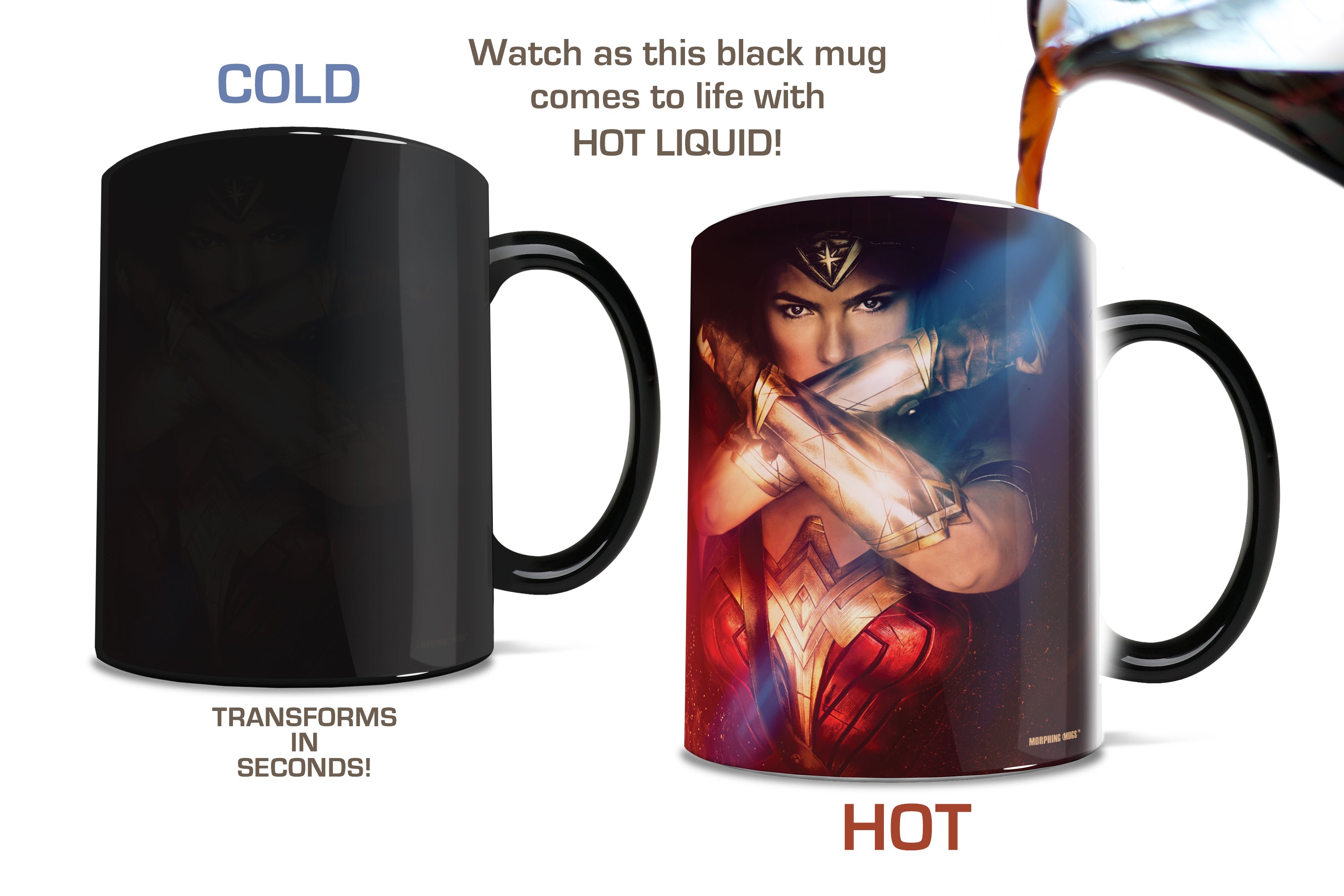 Wonder Woman (Lady of Hope) Morphing Mugs®  Heat-Sensitive Mug MMUG577